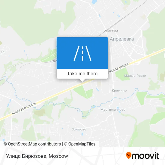 Улица Бирюзова map