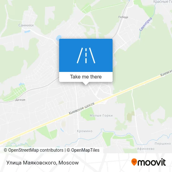 Улица Маяковского map