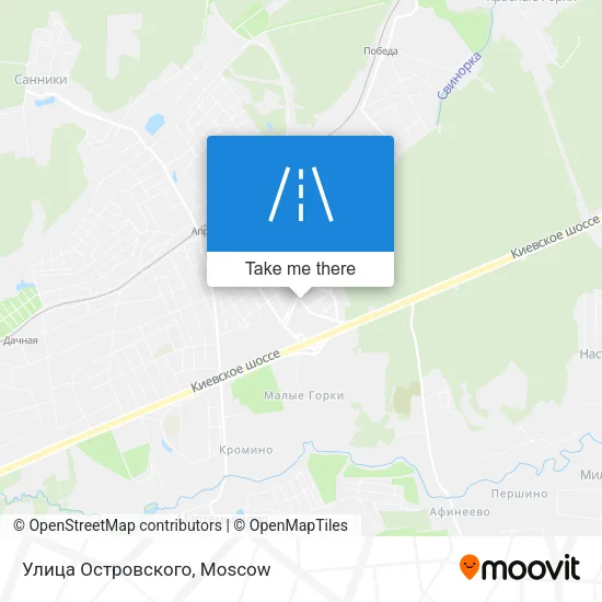 Улица Островского map