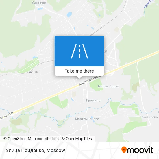 Улица Пойденко map