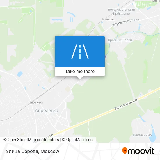 Улица Серова map