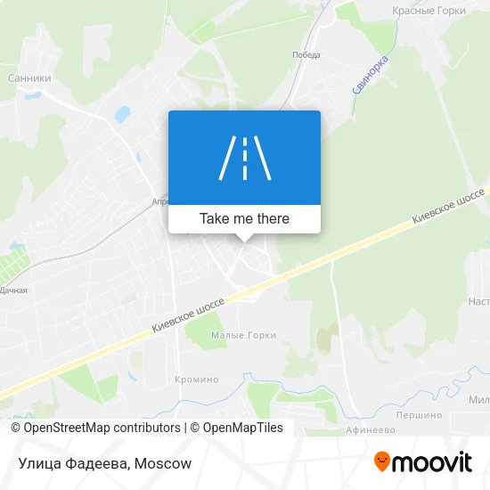 Улица Фадеева map