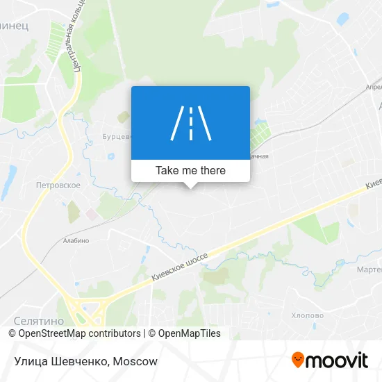 Улица Шевченко map