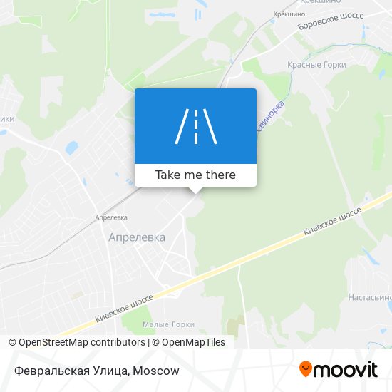 Февральская Улица map