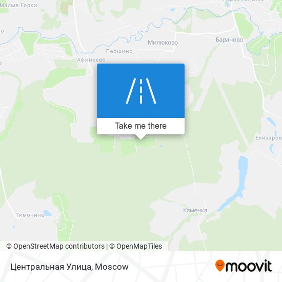 Центральная Улица map