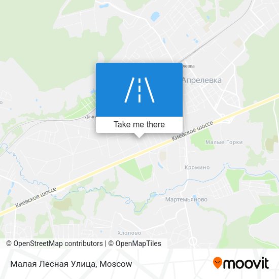 Малая Лесная Улица map