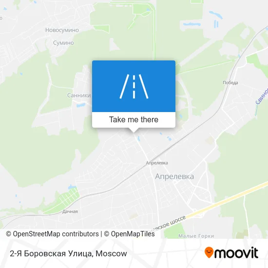 2-Я Боровская Улица map