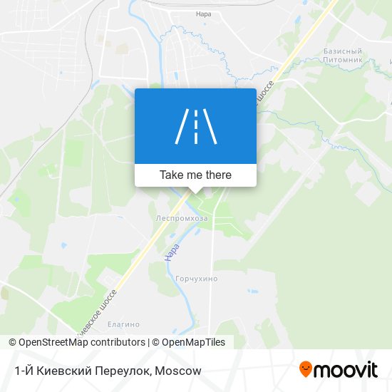 1-Й Киевский Переулок map