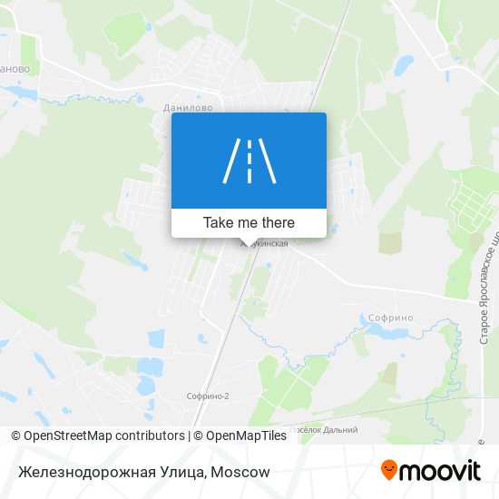 Железнодорожная Улица map