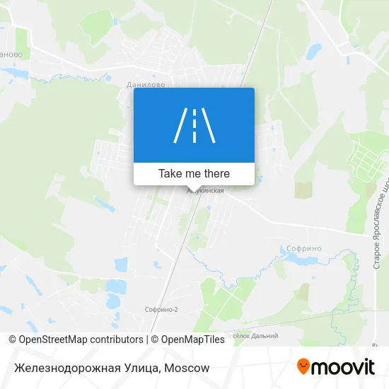 Железнодорожная Улица map