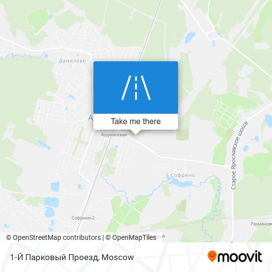 1-Й Парковый Проезд map