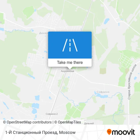 1-Й Станционный Проезд map