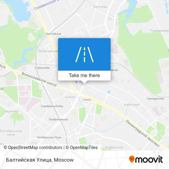 Балтийская Улица map