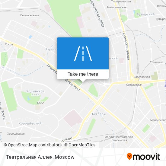 Театральная Аллея map