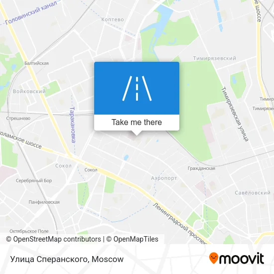 Улица Сперанского map