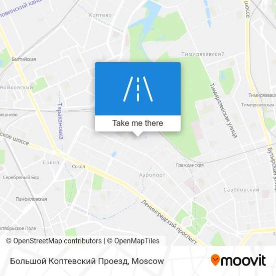 Большой Коптевский Проезд map