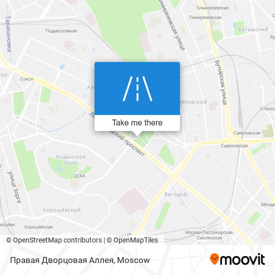 Правая Дворцовая Аллея map