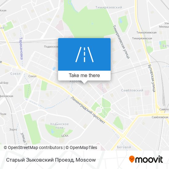 Старый Зыковский Проезд map