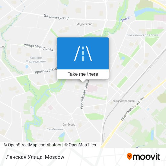 Ленская Улица map