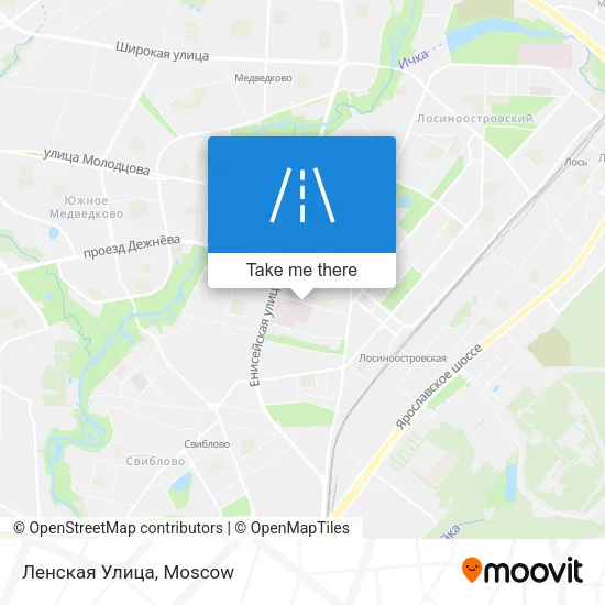 Ленская Улица map