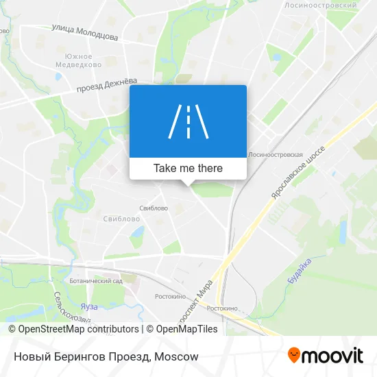 Новый Берингов Проезд map
