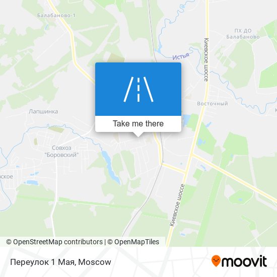 Переулок 1 Мая map