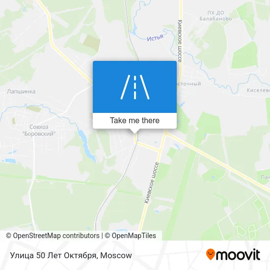 Улица 50 Лет Октября map