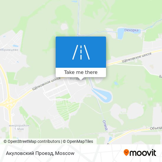 Акуловский Проезд map