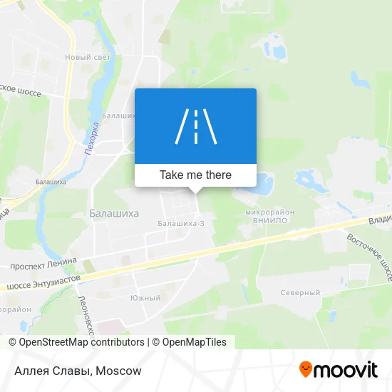 Аллея Славы map