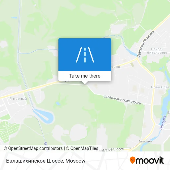 Балашихинское Шоссе map
