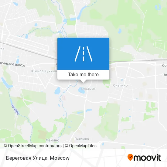 Береговая Улица map