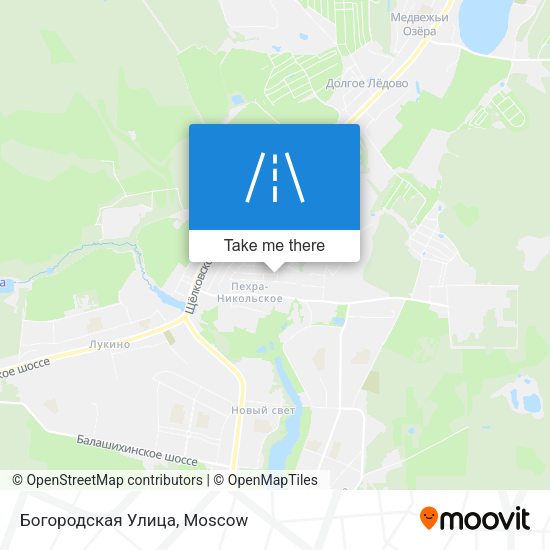 Богородская Улица map