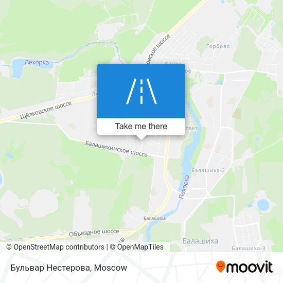Бульвар Нестерова map