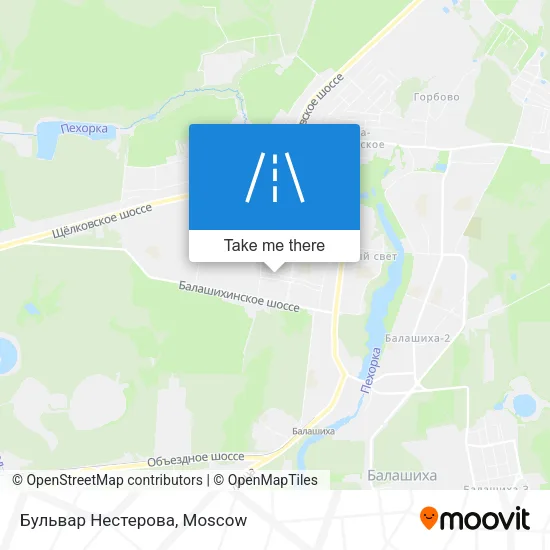 Бульвар Нестерова map