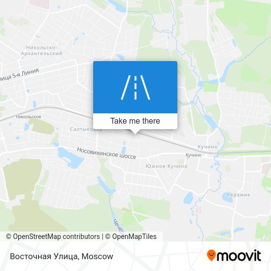 Восточная Улица map