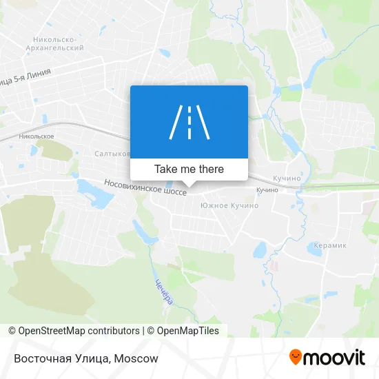 Восточная Улица map