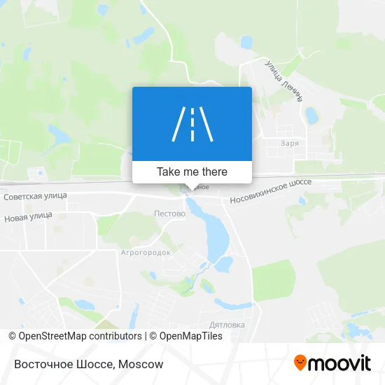 Восточное Шоссе map