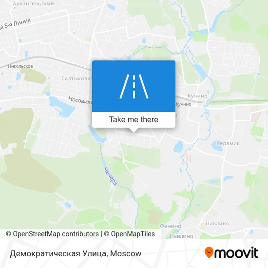 Демократическая Улица map
