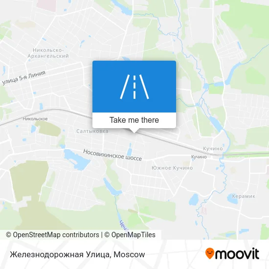 Железнодорожная Улица map