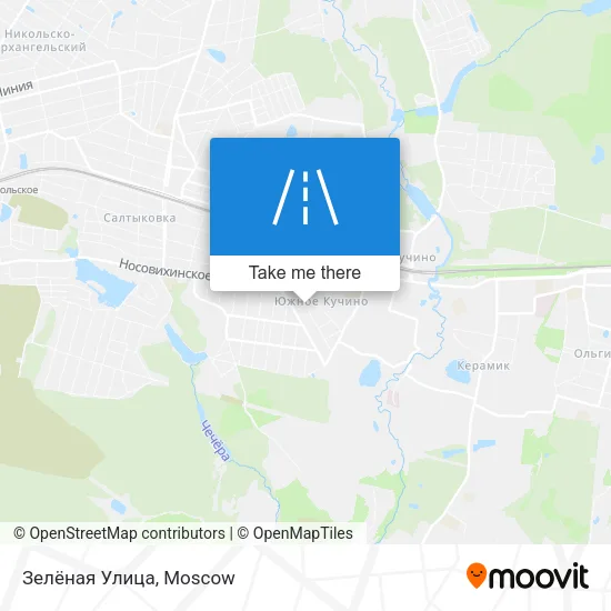 Зелёная Улица map