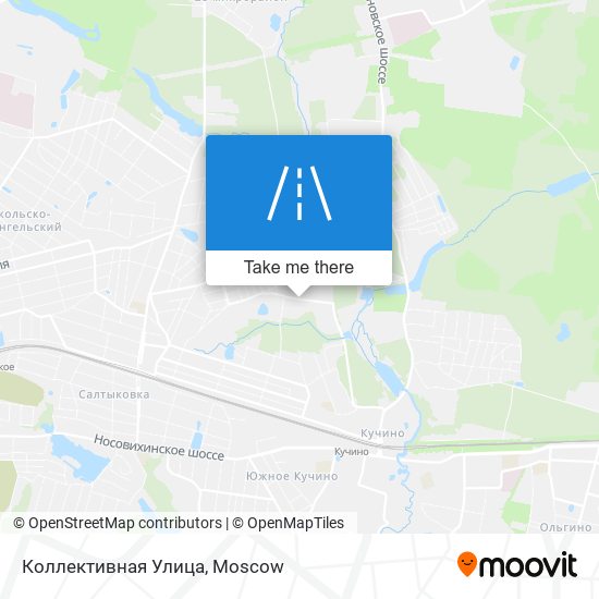 Коллективная Улица map