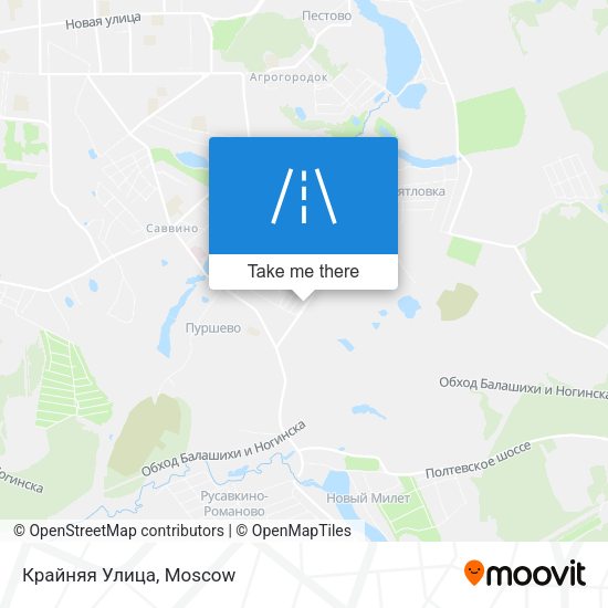 Крайняя Улица map