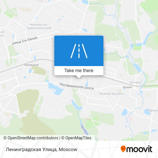 Ленинградская Улица map