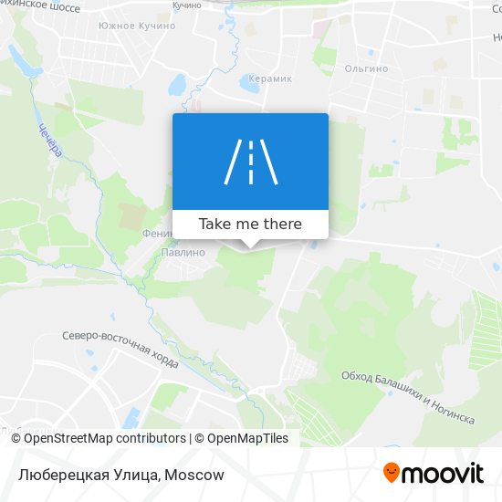 Люберецкая Улица map