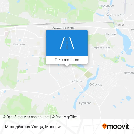 Молодёжная Улица map