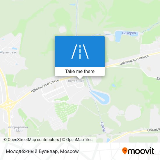 Молодёжный Бульвар map