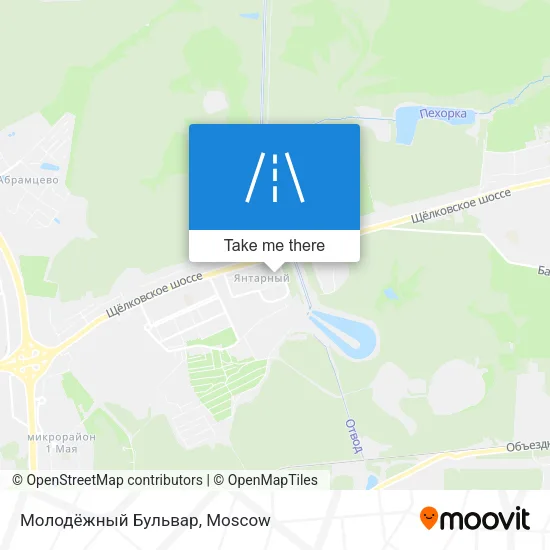 Молодёжный Бульвар map