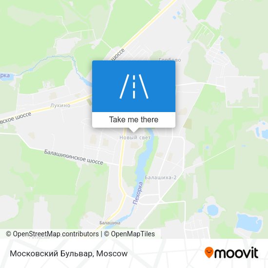 Московский Бульвар map