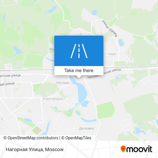 Нагорная Улица map