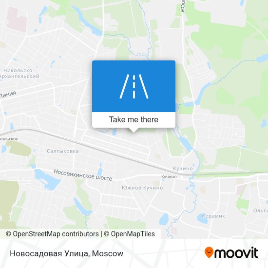 Новосадовая Улица map